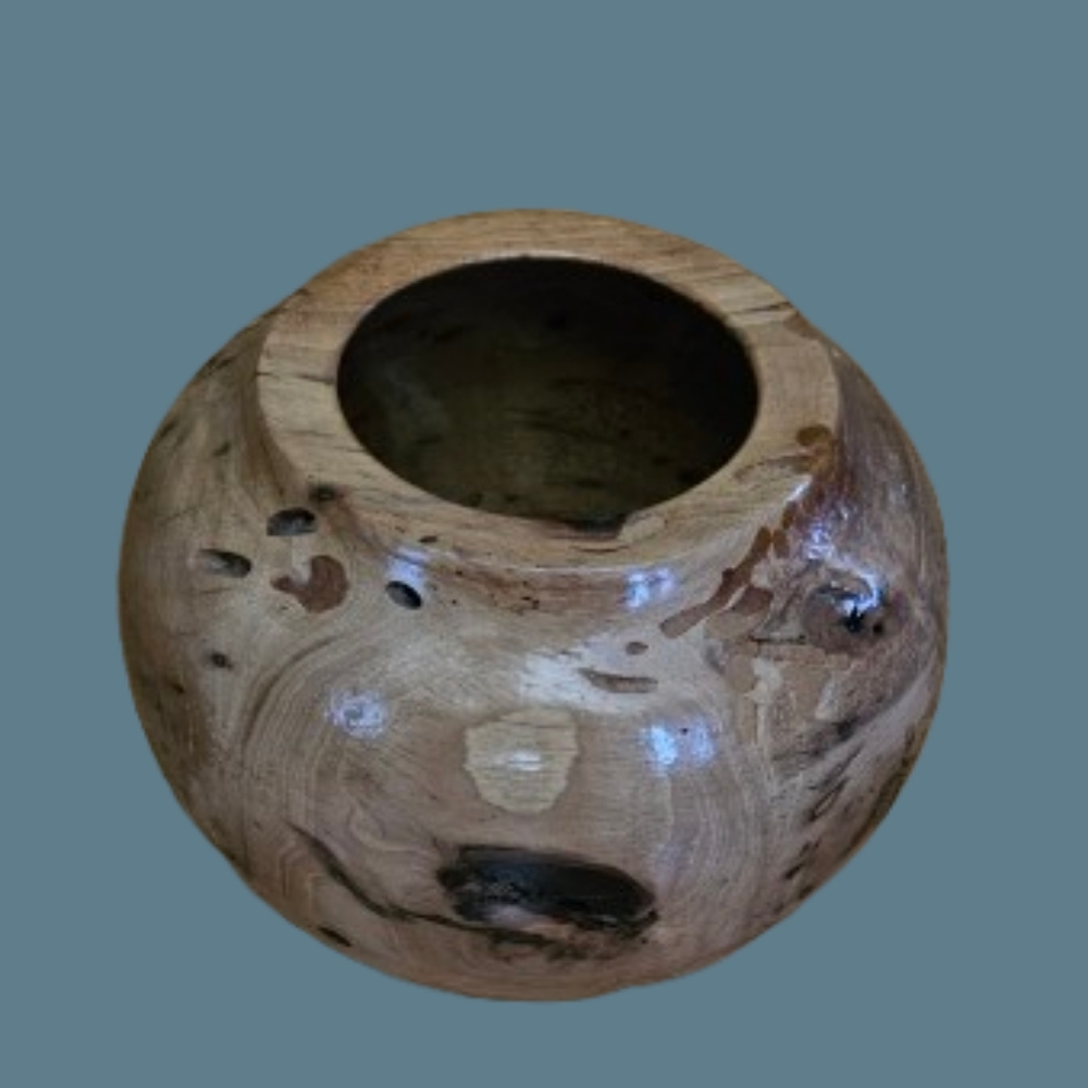 Stunning Natual Olivewood Handmade Vase